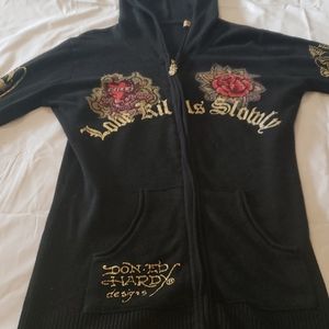 Don Ed Hardy hoodie sweater